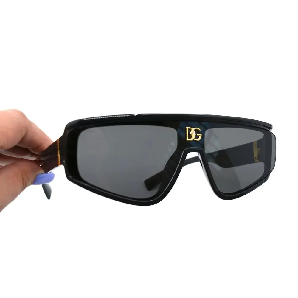 NEW DOLCE&GABBANA DG6177 501/87 BLACK DARK GREY UNISEX AUTHENTIC SUNGLAS…
